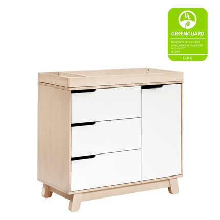 Hudson 3-Drawer Changer Dresser with Removable Changing Tray