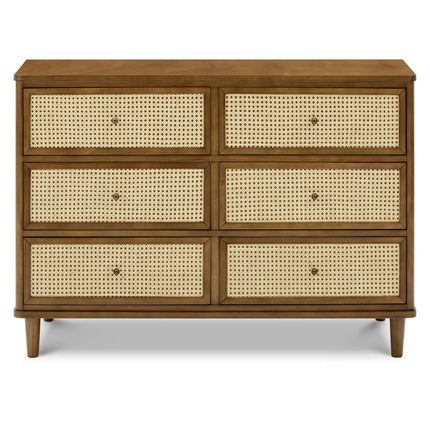 Marin with Cane 6 Drawer Assembled Dresser