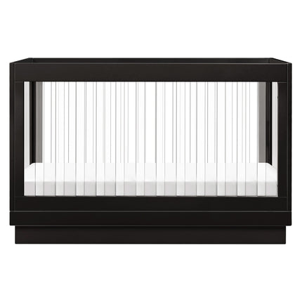 Harlow Acrylic 3-in-1 Convertible Crib with Toddler Bed Conversion Kit