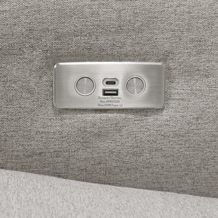 Sigi Electronic Recliner and Glider with USB Port