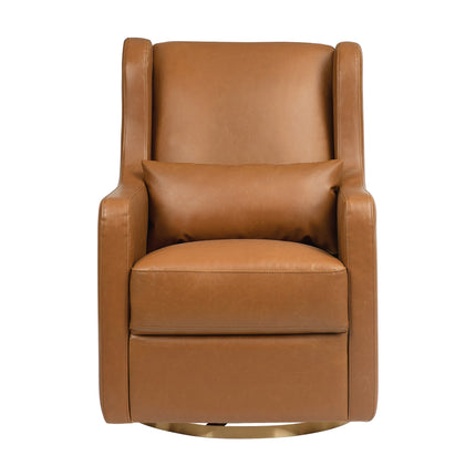 Wally Swivel Glider in Vegan Leather