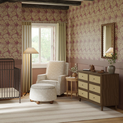 Marin with Cane 6 Drawer Assembled Dresser