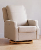 Performance Cream Eco-Weave with Light Wood Base