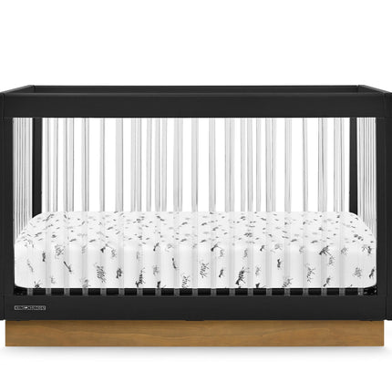 James Acrylic 4-in-1 Convertible Crib
