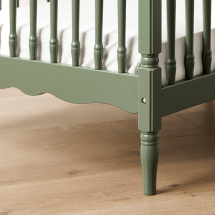 Liberty 3-in-1 Convertible Spindle Crib with Toddler Bed Conversion Kit