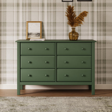 Jayden 6-Drawer Double Wide Dresser
