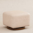 Chai Shearling with Dark Wood Base