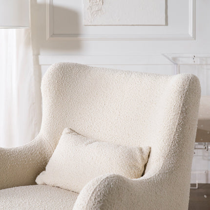 Solstice Swivel Glider in Boucle
