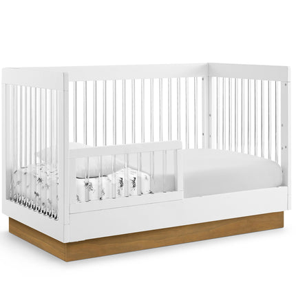 James Acrylic 4-in-1 Convertible Crib