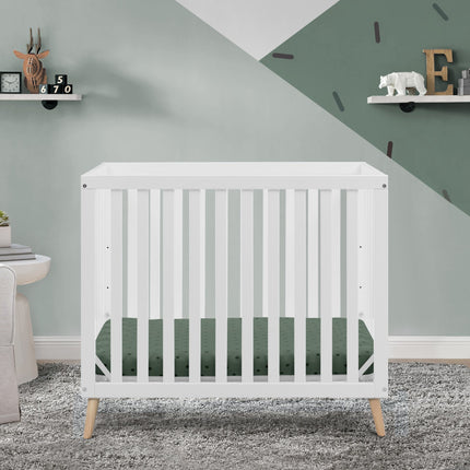 Essex Convertible Mini Baby Crib with 2.75-Inch Mattress, Greenguard Gold Certified