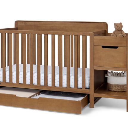 Maya 5-in-1 Convertible Crib and Changer with Storage