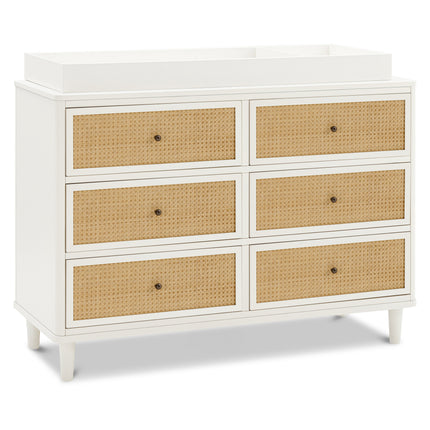 Marin with Cane 6 Drawer Assembled Dresser