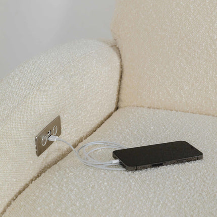Nami Electronic Recliner and Swivel Glider Recliner with USB port