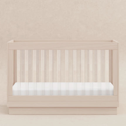 Harlow Acrylic 3-in-1 Convertible Crib with Toddler Bed Conversion Kit
