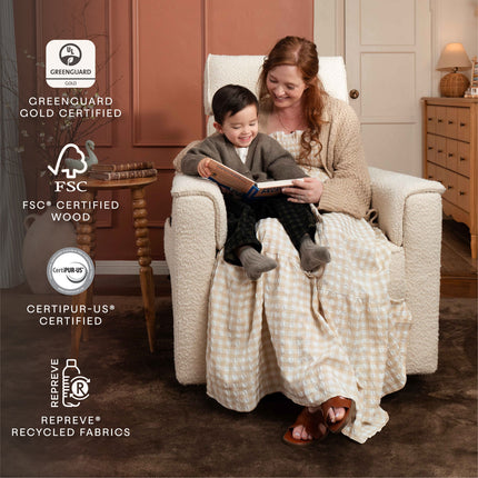 Willa Deluxe Power Recliner and Swivel Glider with Heat and Massage
