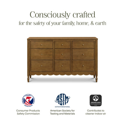 Ambrosia 9-Drawer Assembled Dresser