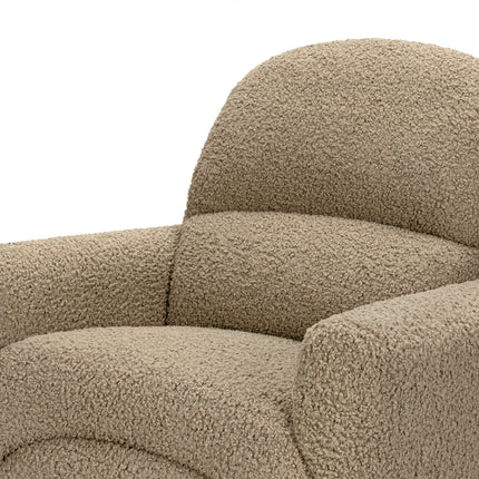 Rainbow Recliner and Swivel Glider in Teddy Loop