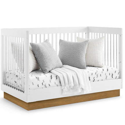 James Acrylic 4-in-1 Convertible Crib