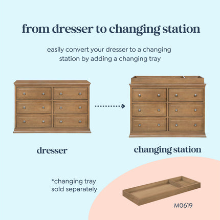 Davinci Signature 6-Drawer Double Dresser