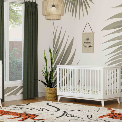Scoot 3-in-1 Convertible Crib with Toddler Bed Conversion Kit