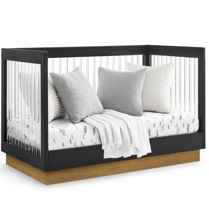 James Acrylic 4-in-1 Convertible Crib
