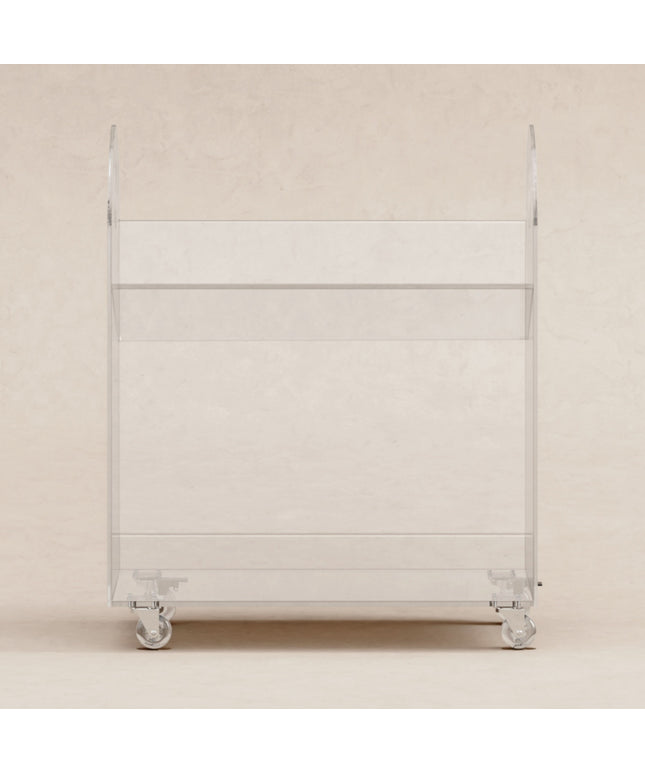 Presto Acrylic Bookcase and Cart