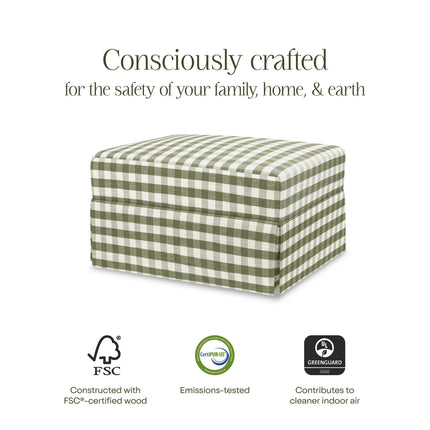 Crawford Gliding Ottoman