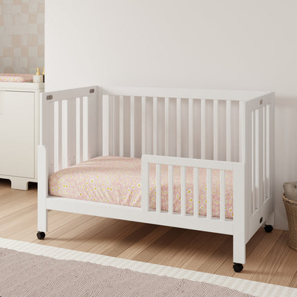 Maki Portable Folding Crib with Toddler Bed Conversion Kit
