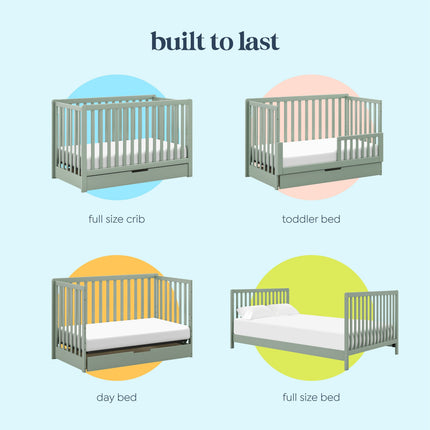 Colby 4-in-1 Convertible Crib with Trundle Drawer