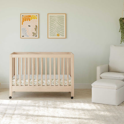 Maki Portable Folding Crib with Toddler Bed Conversion Kit