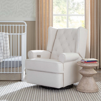 Harbour Electronic Recliner and Swivel Glider in Eco-Performance Fabric with USB port | Water Repellent & Stain Resistant