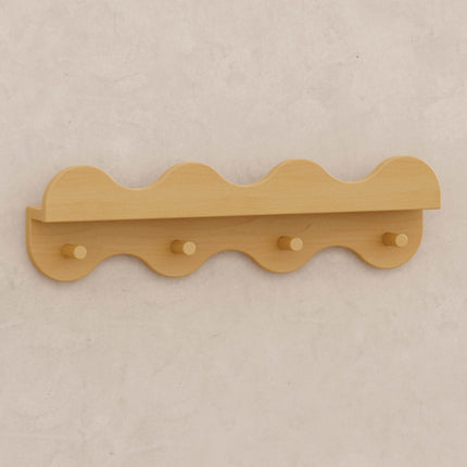 Lido Wave Bookshelf with Hooks
