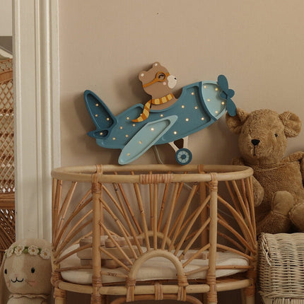 Little Lights Vintage Plane Lamp