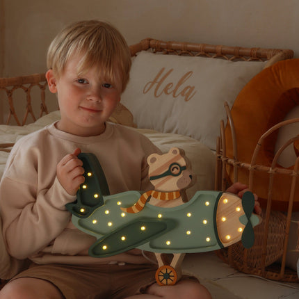 Little Lights Vintage Plane Lamp