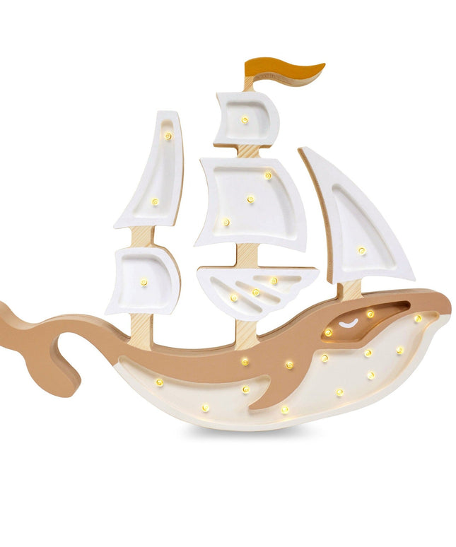 Little Lights Whale Ship Lamp