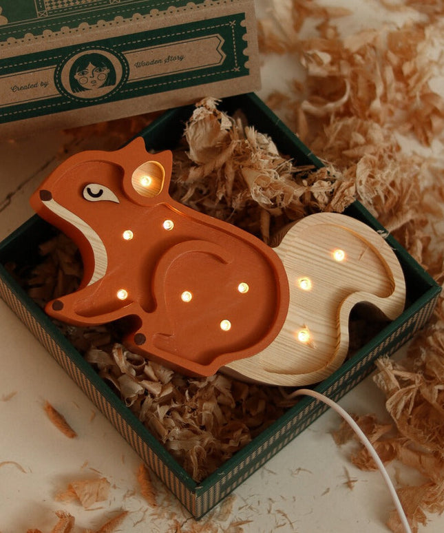 Little Lights Mini Squirrel Lamp