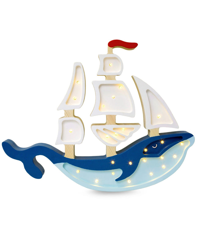 Little Lights Whale Ship Lamp