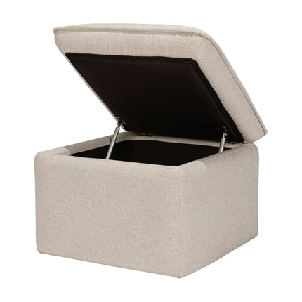 Cali Storage Ottoman in Eco-Performance Fabric | Water Repellent & Stain Resistant