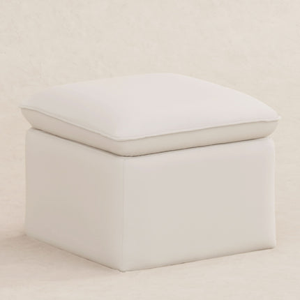 Cali Storage Ottoman in Eco-Performance Fabric | Water Repellent & Stain Resistant