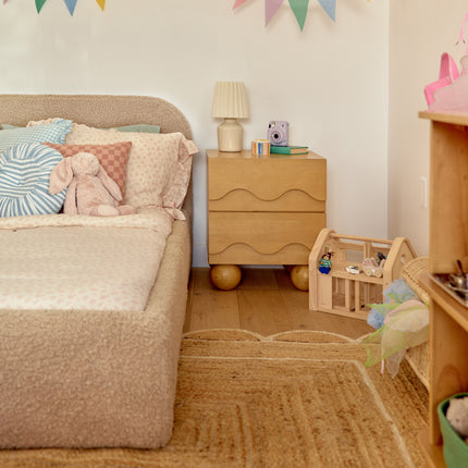 Lido Wave Assembled Nightstand