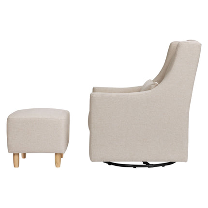 Toco Swivel Glider and Ottoman in Eco-Performance Fabric | Water Repellent & Stain Resistant