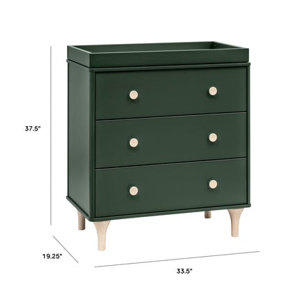 Lolly 3-Drawer Changer Dresser with Removable Changing Tray - Retail Exclusive