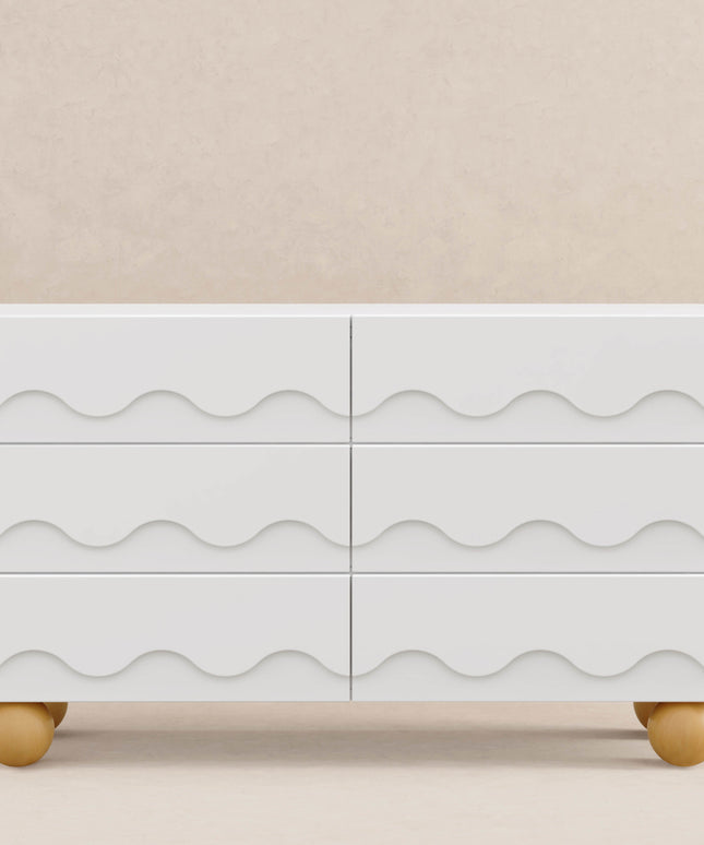 Lido Wave 6-Drawer Assembled Dresser