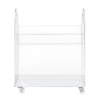 Presto Acrylic Bookcase and Cart