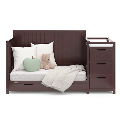 Graco® Hadley 5-in-1 Convertible Crib & Changer with Drawer