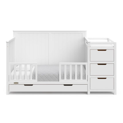Graco® Hadley 5-in-1 Convertible Crib & Changer with Drawer