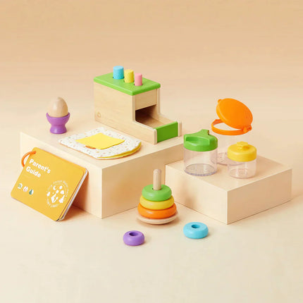 Tiny Land® Montessori Toys Set for Infants (10-12 Month)