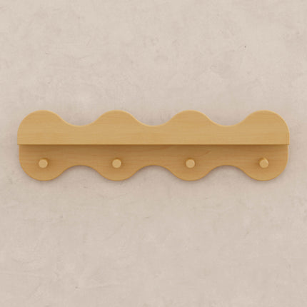 Lido Wave Bookshelf with Hooks