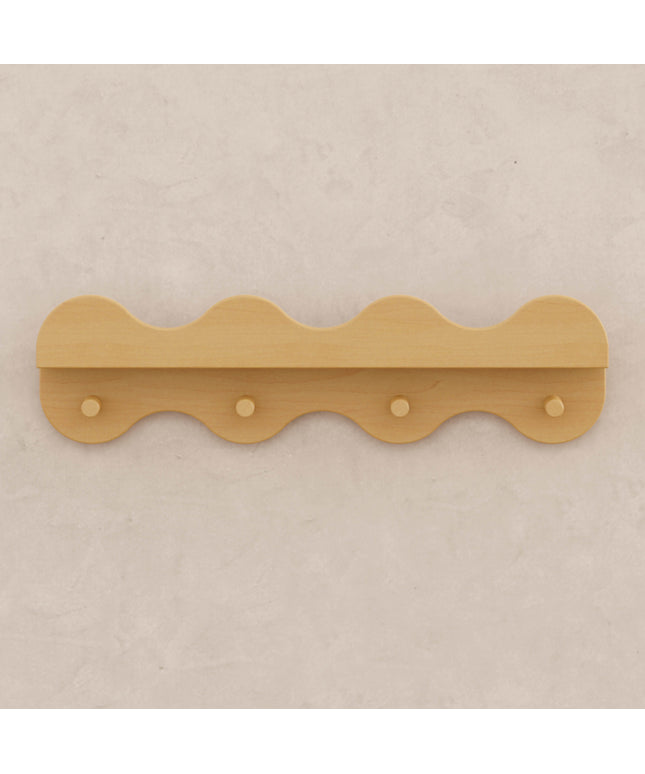 Lido Wave Bookshelf with Hooks