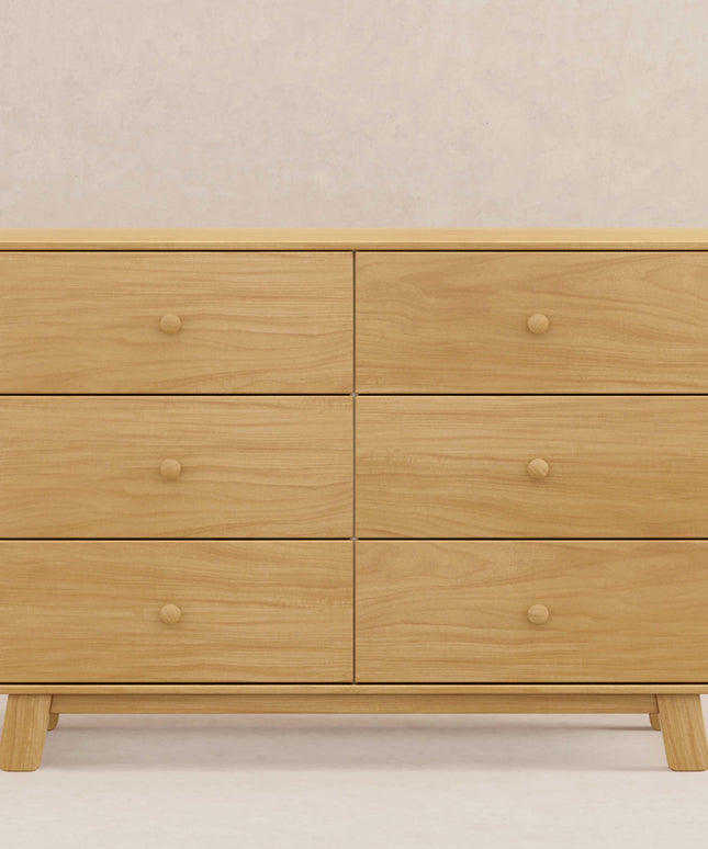 Hudson Modern 6-Drawer Assembled Double Dresser